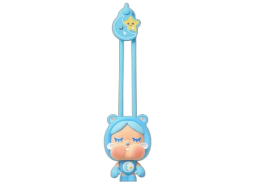 Pop Mart CRYBABY x Care Bears Series Mini Light Crybaby x Bedtime Bear Strap