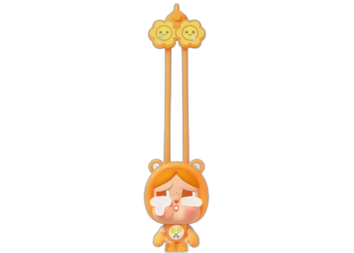 Pop Mart CRYBABY x Care Bears Series Mini Light Crybaby x Friend Bear Strap