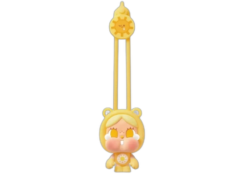 Pop Mart CRYBABY x Care Bears Series Mini Light Crybaby x Funshine Bear Strap