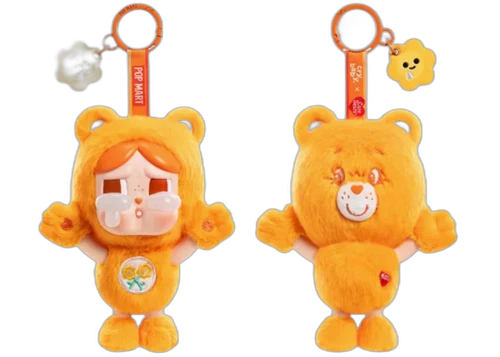 Pop Mart CRYBABY x Care Bears Series Vinyl Plush Crybaby x Friend Bear Pendant