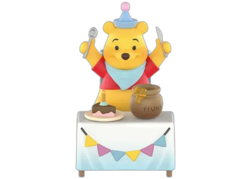 Pop Mart Disney Winnie The Pooh Lets Party Series Hooray Winnie Figures