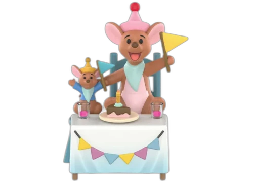 Pop Mart Disney Winnie The Pooh Lets Party Series Kanga and Roo Figures