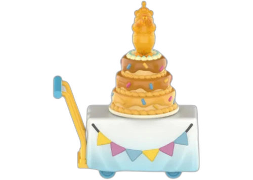 Pop Mart Disney Winnie The Pooh Lets Party Series Winnie The Pooh Hunny Cake (Secret Version) Figures