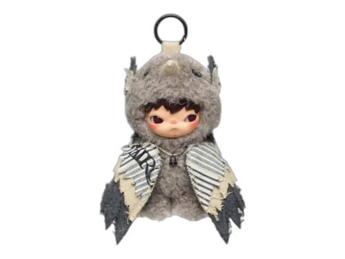Pop Mart Hirono Mist Walker Series The Tempered Aegis Secret Edition Plush Doll Pendant
