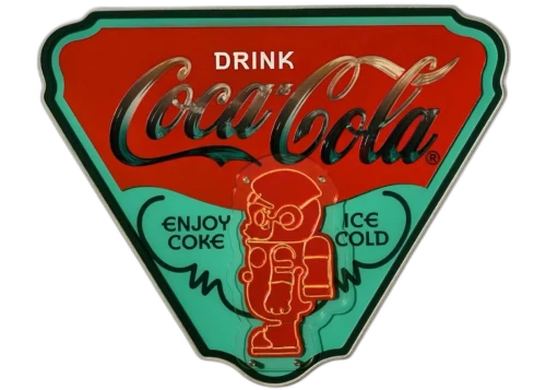 Pop Mart MEGA SPACE MOLLY Iconic Coca-Cola-Decorative Light Sign