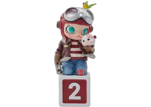 Pop Mart Molly 2nd Anniversary Statue "I Want to Fly" The New Routes Figure