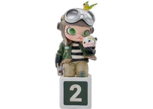 Pop Mart Molly 2nd Anniversary Statue "I Want to Fly" The New World Figure