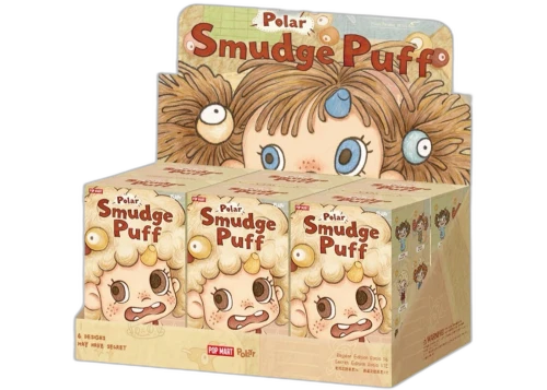 Pop Mart POLAR Smudge Puff Series-Plush Pendant Sealed Case (6 Blind Boxes)