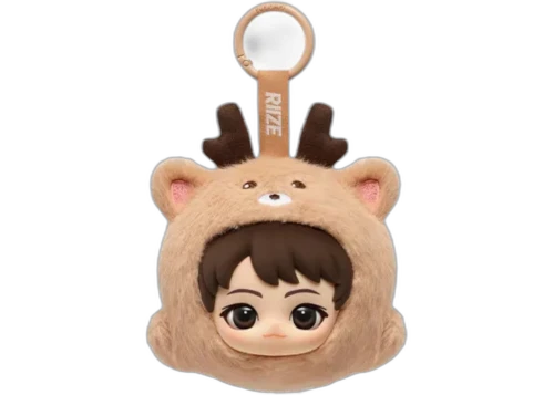 Pop Mart RIIZE Fluffy Club Series Mini Pouch Fluffy Urakbam Sungchan Ver. Keychain
