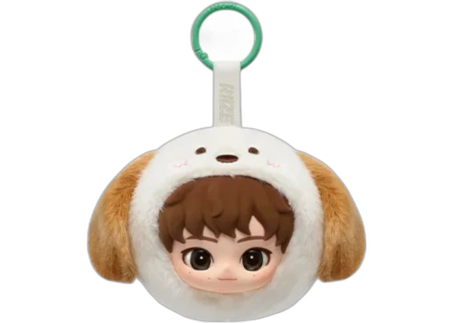 Pop Mart RIIZE Fluffy Club Series Mini Pouch Meongryongie Anton Ver. Keychain