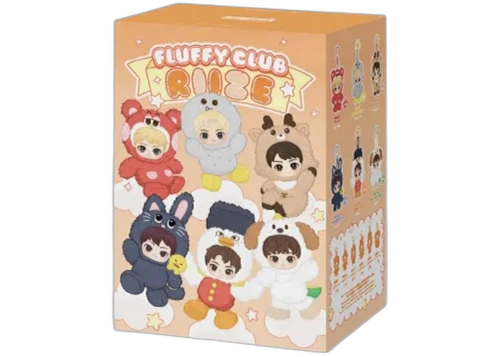 Pop Mart RIIZE Fluffy Club Series Vinyl Plush Doll Pendant Single Blind Box