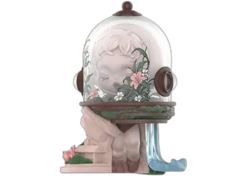 Pop Mart SKULLPANDA WHERE TIME DWELLS Series Breathing Veins Figure