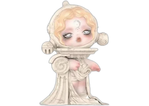 Pop Mart SKULLPANDA WHERE TIME DWELLS Series Colonnade Contemplation Figure