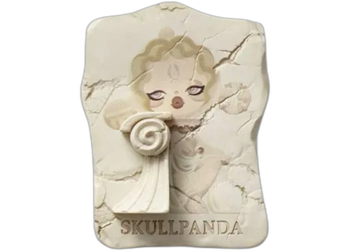 Pop Mart SKULLPANDA WHERE TIME DWELLS Series Colonnade Contemplation Fridge Magnet