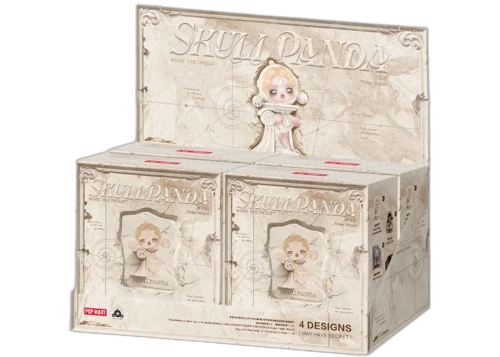 Pop Mart SKULLPANDA WHERE TIME DWELLS Series Fridge Magnet Sealed Case (4 Blind Boxes)