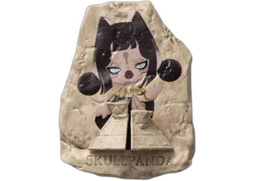 Pop Mart SKULLPANDA WHERE TIME DWELLS Series Mystic Veil Fridge Magnet