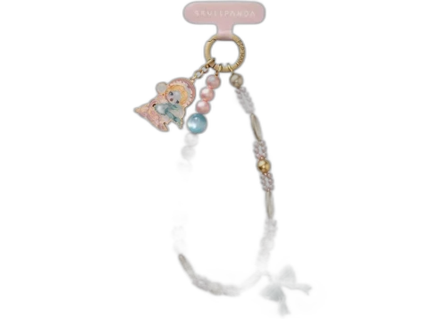 Pop Mart SKULLPANDA WHERE TIME DWELLS Series Spiral Minuet Phone Lanyard
