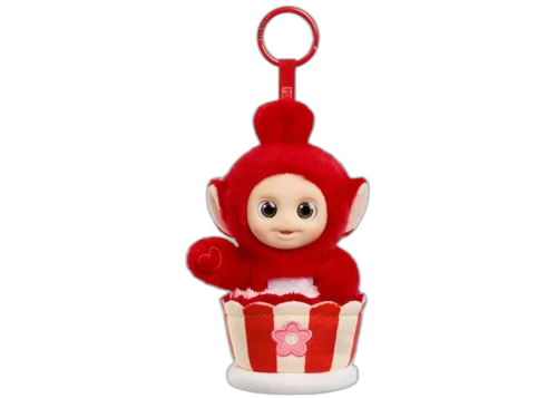 Pop Mart Teletubbies Afternoon Tea Diary Series Vinyl Plush Pos Red Velvet Cake Pendant