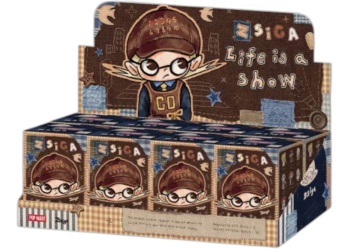 Pop Mart Zsiga Life is a Show Series MINI Action Figure Sealed Case (8 Blind Boxes)