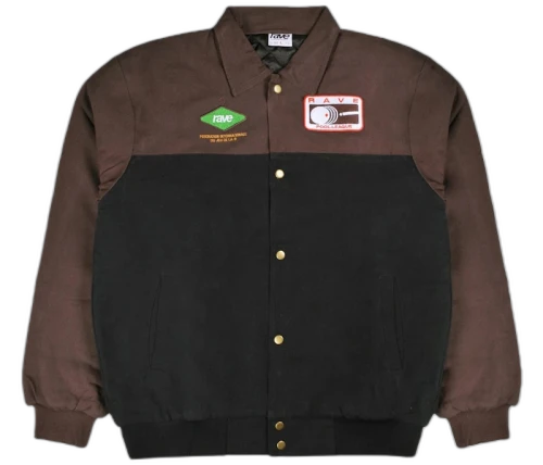 Rave Skateboards 9Ball Jacket Black Brown