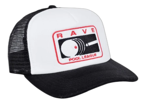 Rave Skateboards 9BALL Trucker Cap Black