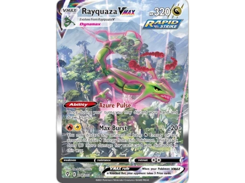 Rayquaza Vmax 2021 Pokémon Scarlet & Violet Evolving Skies Ultra Rare Vmax 218/203 Ungraded