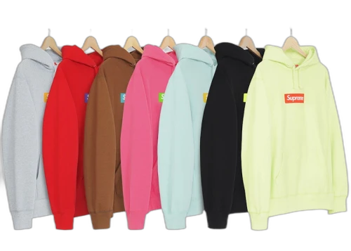 Supreme Re-StockX Supreme Box Logo Hoodie (FW17) Multicolor