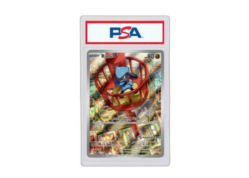 Riolu 2025 Pokémon Scarlet & Violet Mega Evolution Promos Stamped Promo 10 (PSA or BGS Graded)