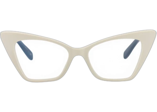 Saint Laurent Cat Eye Frame Acetate Optical Frames SL244VICTO-30009935-002 Ivory Black