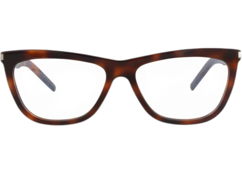 Saint Laurent Cat Eye Frame Acetate Optical Frames SL517-30013048-002 Havana Havana Transparent