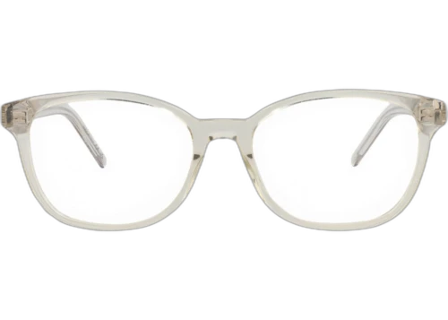 Saint Laurent Photochromic Cat Eye Frame Acetate Optical Frames SLM113-30013754-004 Beige Beige Transparent
