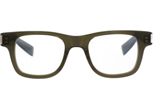 Saint Laurent Photochromic Square Frame Acetate Optical Frames SL564OPT-30013787-003 Green Green Transparent