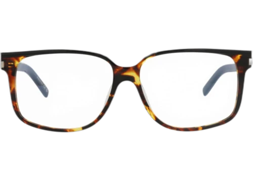 Saint Laurent Photochromic Square Frame Recycled Acetate Optical Frames SL599OPT-30014298-001 Black Black Transparent
