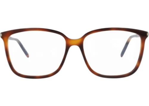 Saint Laurent Round Frame Acetate Optical Frames SL453-30011113-003 Havana Havana Transparent