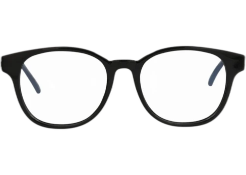 Saint Laurent Round Frame Injection Optical Frames SL399-30009347-001 Black Black Transparent