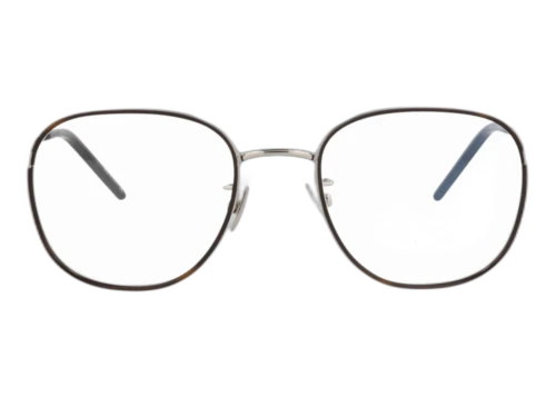 Saint Laurent Round Frame Metal Optical Frames SL362-30008491-002 Silver Silver Transparent