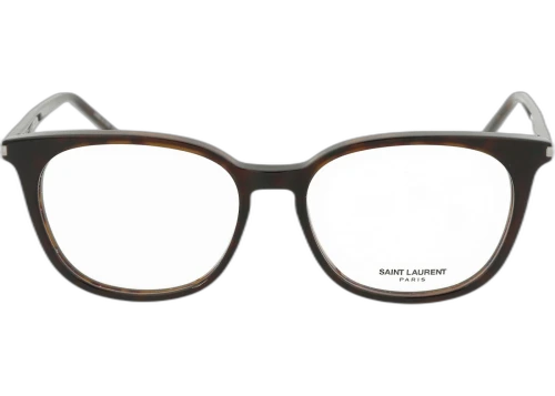 Saint Laurent Round Frame Optical Glasses SL38-30000465-004 Shiny Classic Havana