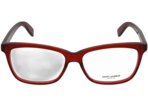 Saint Laurent Square Frame Acetate Optical Frames SL170-30001570-003 Burgundy Burgundy