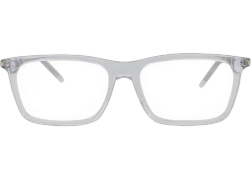 Saint Laurent Square Frame Acetate Optical Frames SL296-30007771-004 Crystal Crystal Transparent
