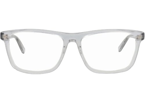 Saint Laurent Square Frame Acetate Optical Frames SL505-30013064-004 Grey Grey Transparent