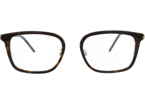 Saint Laurent Square Frame Metal Optical Frames SL452FSLIM-30011111-002 Silver Silver Transparent