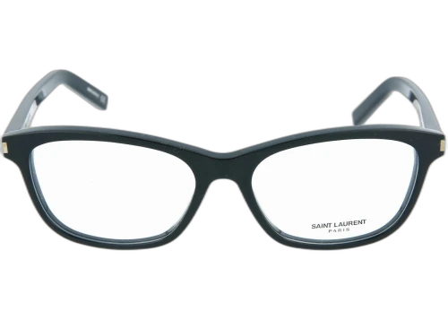Saint Laurent Square Frame Optical Frames SL12-30000190-001 Shiny Black