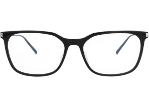 Saint Laurent Square Frame Recycled Acetate Optical Frames SL578-30014115-005 Black Black Transparent