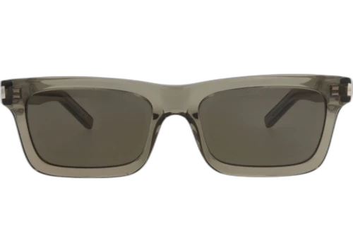 Saint Laurent Square Frame Recycled Acetate Sunglasses SL461BETTY-30011401-022 Brown Brown Grey