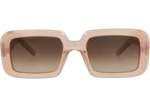 Saint Laurent Square Frame Recycled Acetate Sunglasses SL534SUNRI-30013252-014 Orange Orange Brown