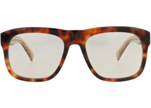 Saint Laurent Square Frame Recycled Acetate Sunglasses SL558-30013781-006 Havana Brown Yellow