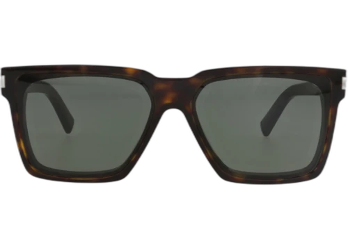Saint Laurent Square Frame Recycled Acetate Sunglasses SL610-30014609-002 Havana Havana Grey