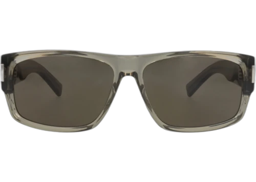 Saint Laurent Square Frame Recycled Acetate Sunglasses SL689-30015232-004 Brown Brown Grey