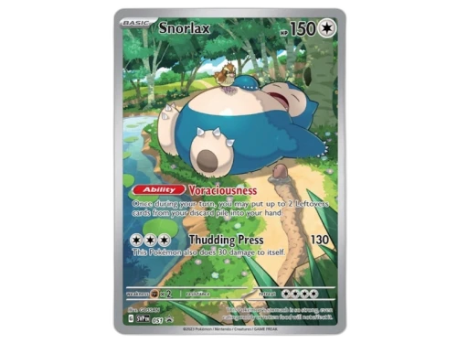 Snorlax 2023 Pokémon Scarlet & Violet 151 Stamped Promo Promo Ungraded
