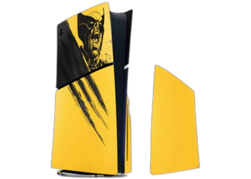 Sony PlayStation 5 Slim Console Cover Marvel's Wolverine Limited Edition CFI-ZCS2GZJ Battle Yellow